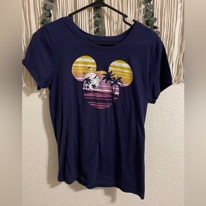 disney sunset mickey shirt